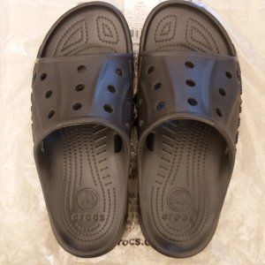 CROC Black Baya Slide - Unisex Size 11W, 9M - PAYPAL PAYMENT ONLY!!